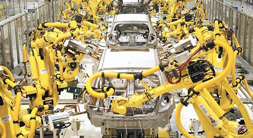 Máy móc đang dần thay thế sức lao động con người