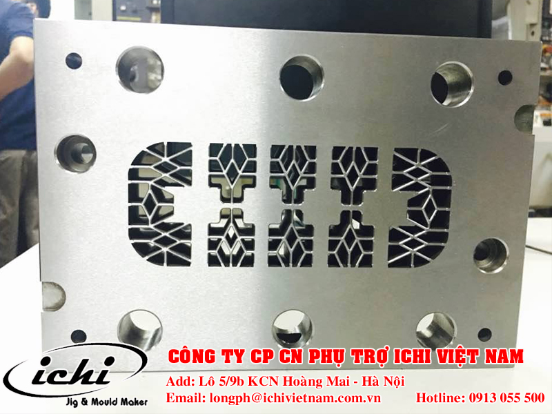 Gia công cnc, chế tạo khuôn đùn gỗ 01