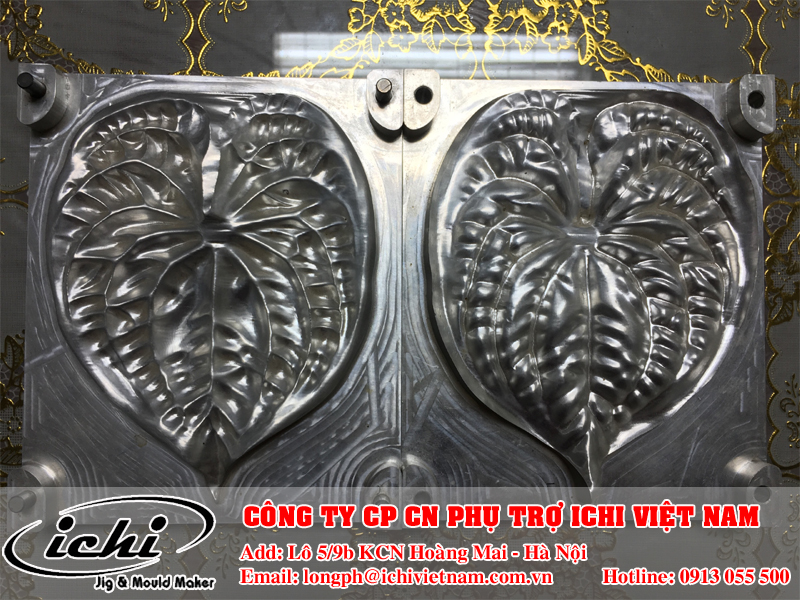 Gia công cnc, chế tạo khuôn lá trầu