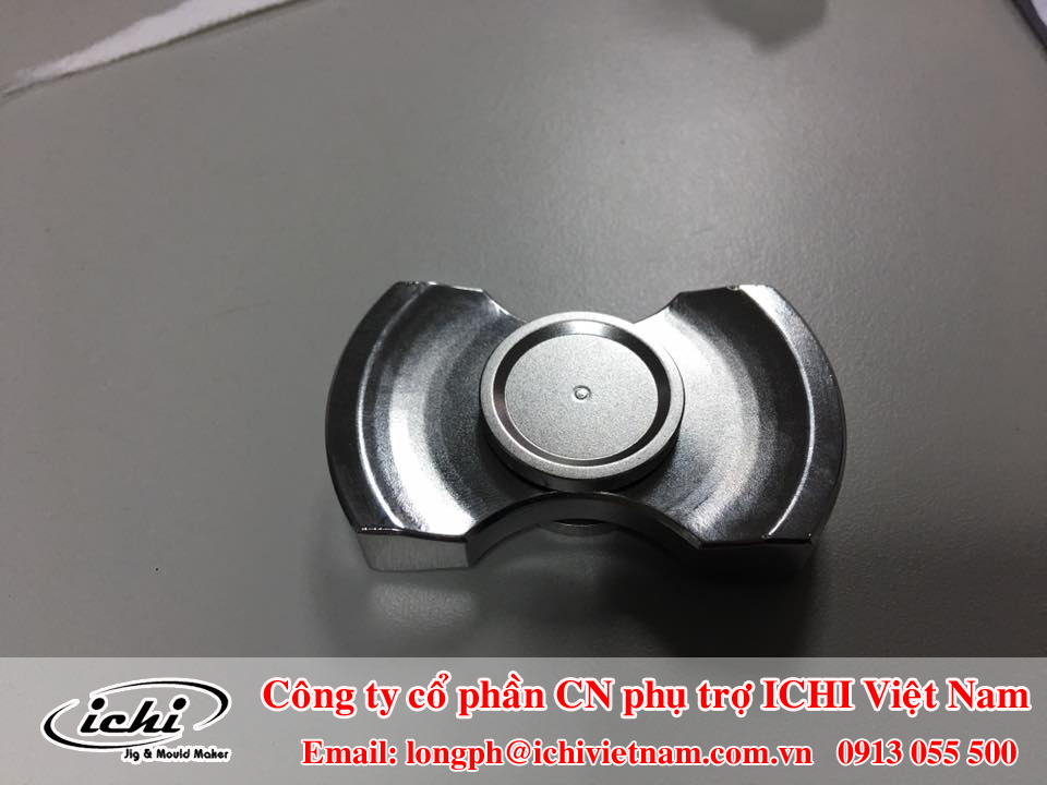 Gia công cnc, chế tạo con quay spinner