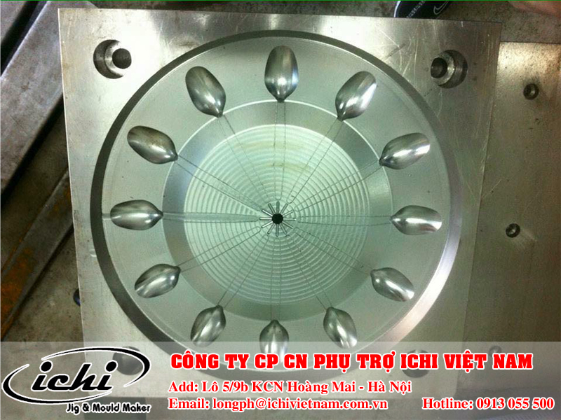 Gia công cnc, chế tạo khuôn thìa