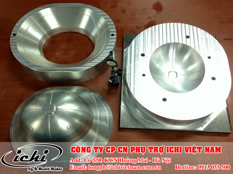 Gia công cnc, chế tạo khuôn mũ cối